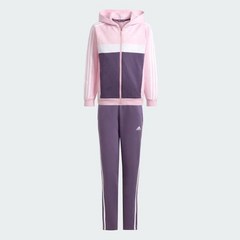 아디다스 티베리오 3S 컬러블록 플리스 트랙수트 Unisex Sportswear - Clear Pink / White / Shadow Violet IJ5372 215784