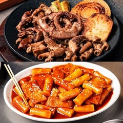 기타 [진지] 주당맛집 곱창 180g 2팩+방떡방촌원조떡볶이 546g 1팩