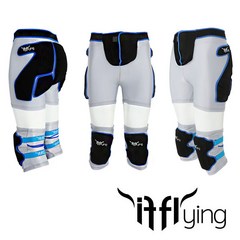 이프플라잉 성인용 스키 스노우보드 보호대세트(엉덩이+무릎보호대), A블루