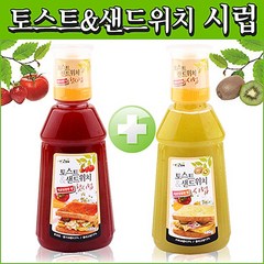서산애 토스트 샌드위치 시럽, 새콤달콤 480g + 매콤달콤 480g, 1세트, 2개