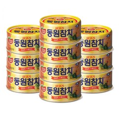 동원 라이트 스탠다드 참치, 150g, 10개