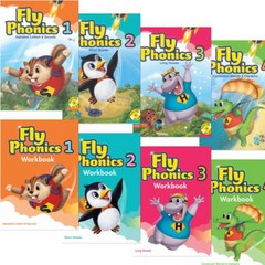 Fly Phonics 플라이 파닉스 StudentBook + WorkBook (CD포함) 1~4 선택구매 [전8권], 플라이파닉스 1 (스튜던트북+워크북)