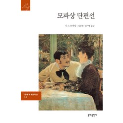 모파상 단편선, 문예출판사, 기 드 모파상 저/김동현,김사행 역