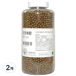 행복약초 인진쑥환, 2개, 500g