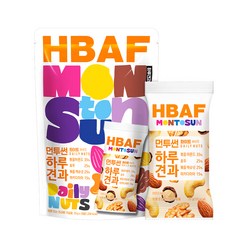 HBAF 먼투썬 하루견과 화이트 10p, 200g, 1개