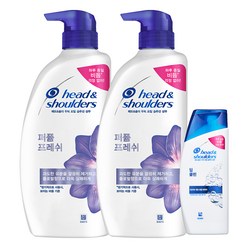 헤드앤숄더 퍼퓸 프레쉬 샴푸 750ml 2개 + 헤드앤숄더 딥클린 샴푸 90ml 1개, 1세트