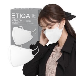 에티카 보건용 마스크 베이직 성인용 KF94 중형, 1개입, 10개, 백색