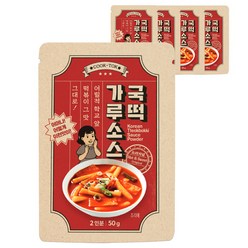 국떡 가루소스, 50g, 5개