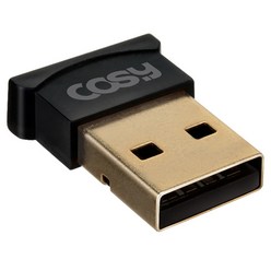 코시 USB 블루투스 5.0 동글 무선 리시버 수신기, DG4073BT, 블랙