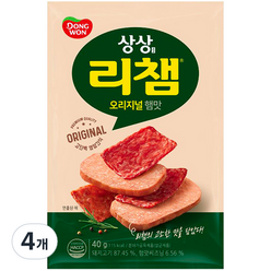 리챔 상상 오리지널 햄맛, 40g, 4개