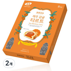 제키스 감귤 타르트 대, 224g, 2개