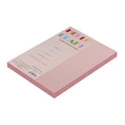 종이문화 친환경색지 레인보우카드 No.24 핑크, B5, 60매