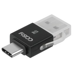 코시 타입C OTG 마이크로 SD카드 리더 리틀 USB 3.0 CR3449C, 128GB
