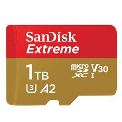 샌디스크 익스트림 마이크로 SDXC 메모리카드 SDSQXA1, 1024GB