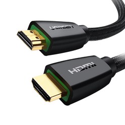 유그린 직조 프리미엄 HDMI V2.0 모니터케이블, 1개, 1.5m