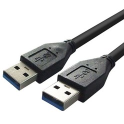 컴길 USB3.0 연장케이블 수-수 블랙, 1개, 5m