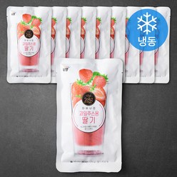 더비나인 과일주스용 딸기 250g (냉동), 10개