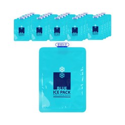우림 블루 아이스팩 젤 반제품 특대 21 x 27 cm, 25개, 1개입