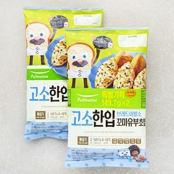 풀무원 브레드이발소 고소한입 꼬마유부초밥, 149.7g, 2개