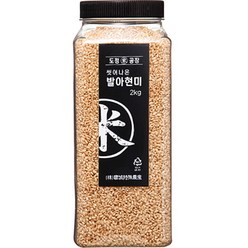 도정공장 씻어나온 발아현미, 2kg, 1개