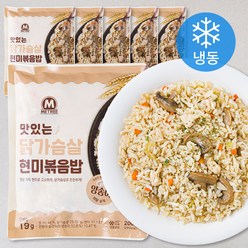 미트리 닭가슴살 현미볶음밥 양송이 (냉동), 200g, 6개