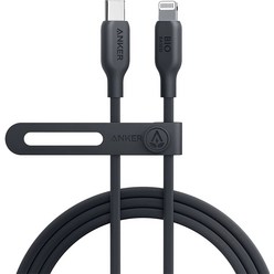 앤커 USB C to 라이트닝 아이폰 고속충전 케이블, 90cm, 블랙, 1개