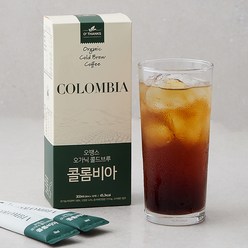 오땡스 유기가공식품 인증 콜드브루 콜롬비아 스틱, 30ml, 10개입