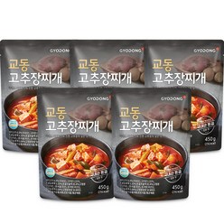 교동식품 고추장 찌개, 450g, 5개