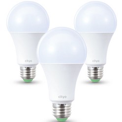 씨티오 LED 식물성장 해빛 램프 12W, 주백색, 3개