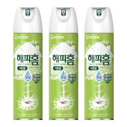 해피홈 에어로솔 수성 모기퇴치제 가든향, 3개, 500ml