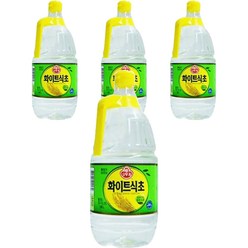 [오뚜기] 화이트 식초, 1.8L, 4개