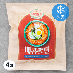 석관동떡볶이 매콤 쫄면 2인분 (냉동), 4개, 600g
