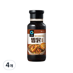 청정원 찜닭 양념 소스, 500g, 4개