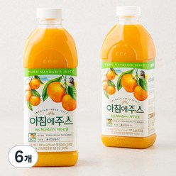 서울우유 아침에주스 감귤, 950ml, 6개