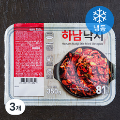 하남낙지 매운맛 (냉동), 350g, 3개
