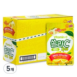 고려은단 쏠라C구미 레몬맛, 400g, 5개