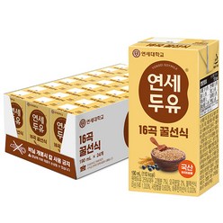 연세두유 16곡 꿀선식, 190ml, 24개
