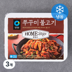 청정원 호밍스 쭈꾸미 불고기 (냉동), 550g, 3개