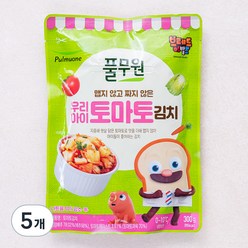 풀무원 우리아이 토마토김치, 300g, 5개