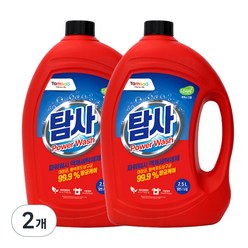 탐사 파워워시 액체세제, 2.5L, 2개