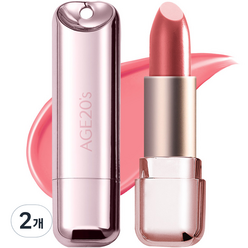 에이지투웨니스 에센셜 립스틱, 3호 로즈 핑크, 1.3g, 2개