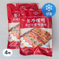 창화당 통가래떡 꼬치오뎅 떡볶이 (냉동), 444g, 4팩