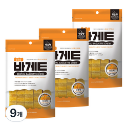 코코브라운 강아지 유산균 바게트츄, 단호박, 120g, 9개