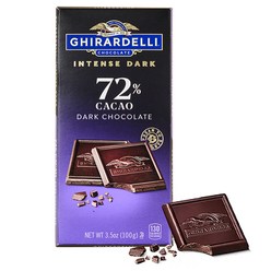 기라델리 인텐스다크 초콜릿 바 72%, 100g, 1개