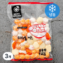 모노키친 피쉬볼 믹스 (냉동), 1kg, 3개