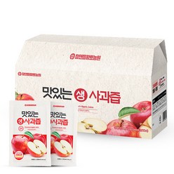 참앤들황토농원 맛있는 생 사과즙, 30개, 100ml