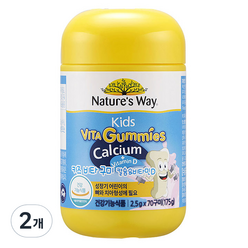 네이처스웨이 키즈 비타구미 칼슘 & 비타민D, 2개, 175g