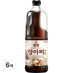 샘표 장아찌 간장, 1.7L, 6개