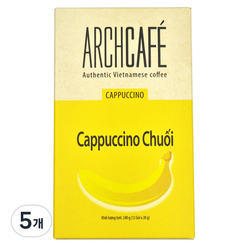 아치카페 바나나 카푸치노 커피믹스, 20g, 12개입, 5개