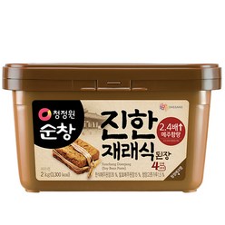 [청정원] 순창 진한 재래식된장, 2kg, 1개